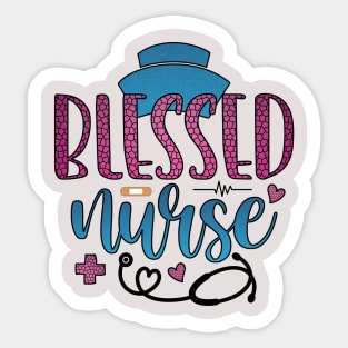 blessed nurse Sticker